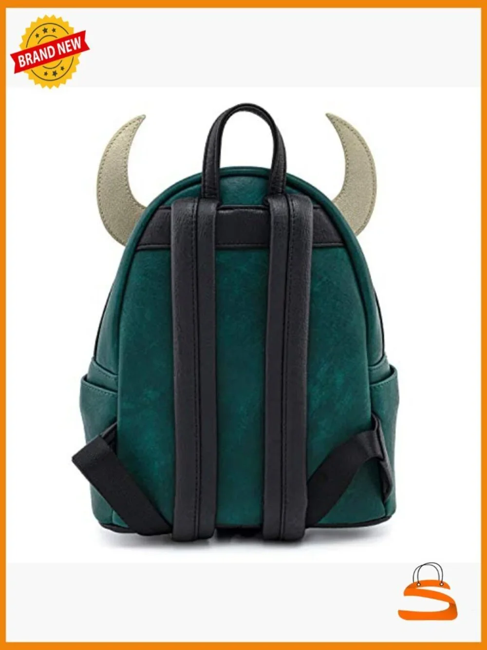Loungefly Marvel Loki Cosplay Faux Leather Double Strap Shoulder Bag Purse